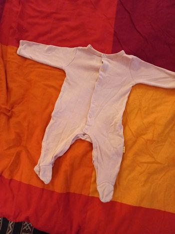 Pyjama ouverture devant et basse pratique 1 a 3 mois