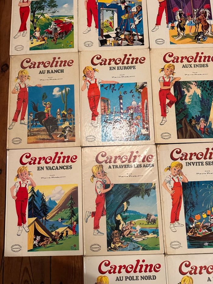 Bon état - Lot de 14 livres Caroline grands albums Hachette anciens bd - photo numéro 4