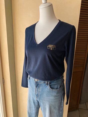 T-shirt manches longues marine Ltdc S