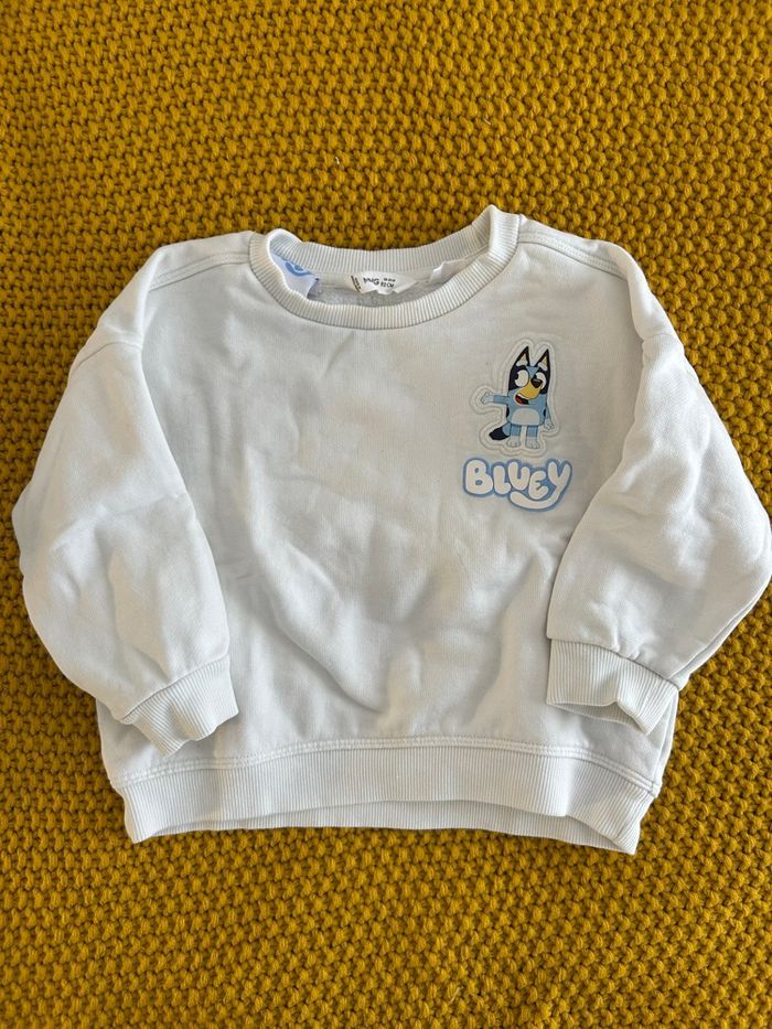 Lot 2 sweats MANGO 18-24 mois (92cm) - dont 1 BLUEY ! - photo numéro 2