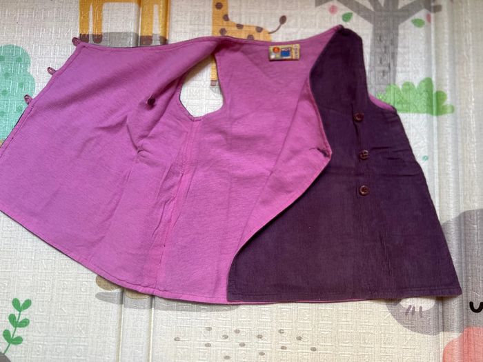 Robe portefeuille velours - photo numéro 4