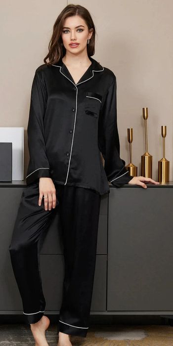 Pyjama en soie taille 46/48 (XXL)