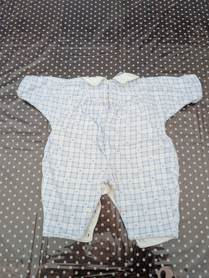 Combinaison Aubisou bleu bébé 3 mois - photo numéro 2