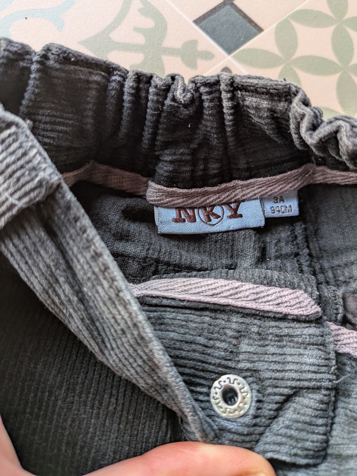 Pantalon velours garçon 3 ans - photo numéro 4