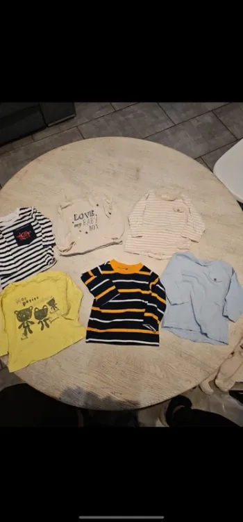 Lot de t-shirt manches longues