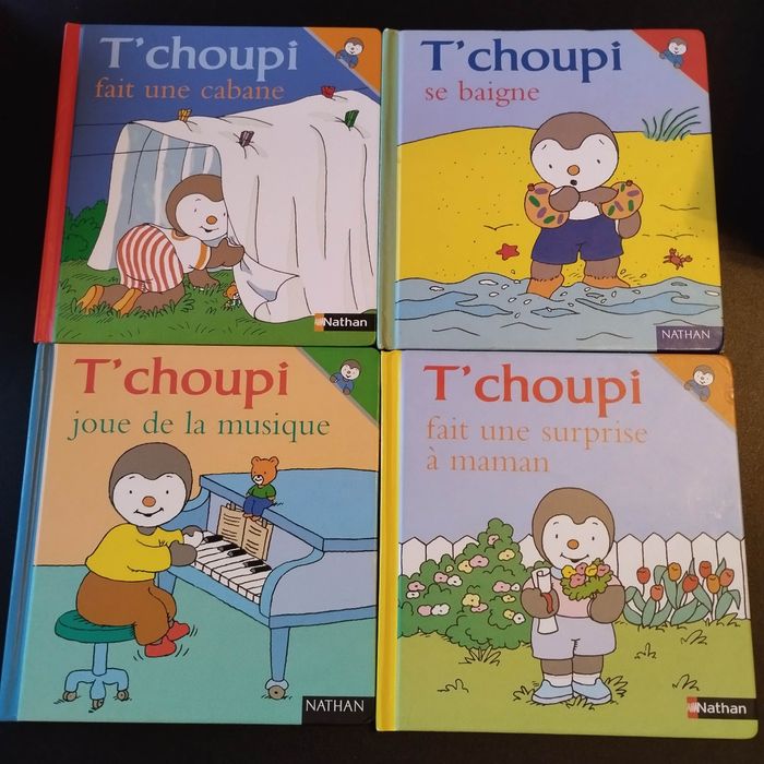 Lot livres enfant Nathan T'choupi