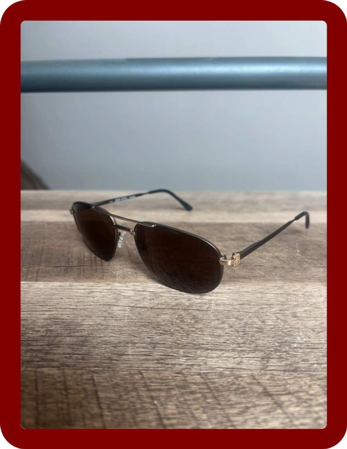 Lunette de soleil Jean Patou modèle aviateur 2000’ branche fine