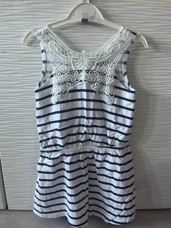 Robe style marin avec papillon dans le dos taille 3 - 4 ans - photo numéro 2