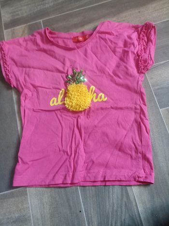 t shirt ananas 8 ans