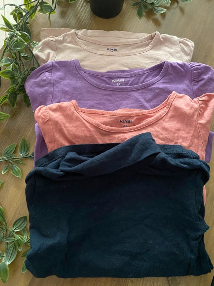 Lot maillot de corps fille 4 ans