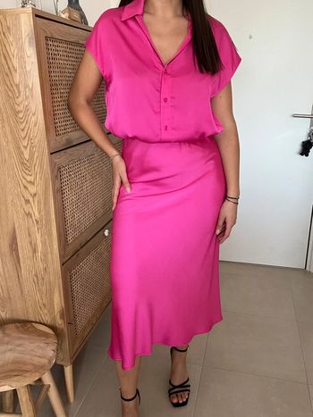 Ensemble rose fuschia impérial