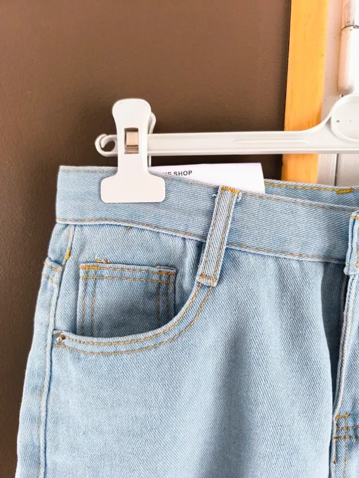 Short bleu clair femme XL - photo numéro 4