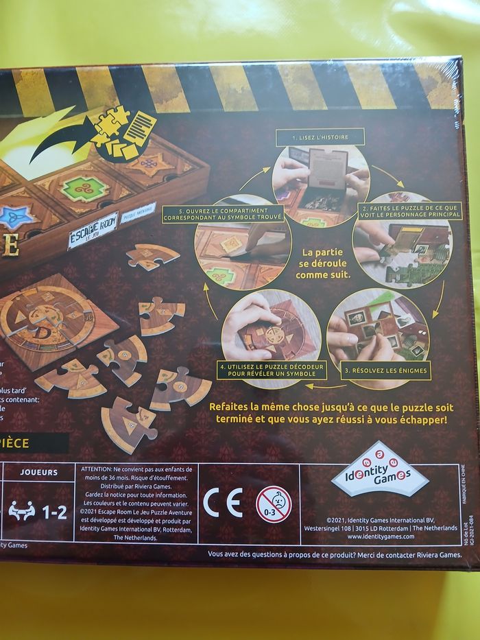 Puzzle escape le Secret du Scientifique riviera games - photo numéro 3