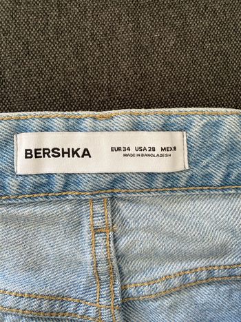 Jeans Bershka Bleu Clair 34 Homme
