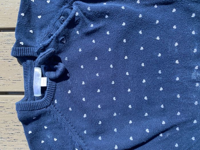 Pull marine 12 mois