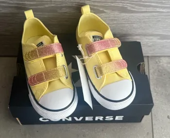 Converse all star basket à sractch jaune 26 neuve avec étiquette