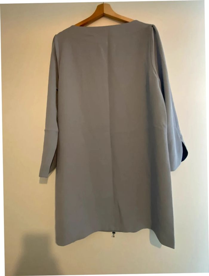 Robe oversize bleu clair Zara XL - photo numéro 6