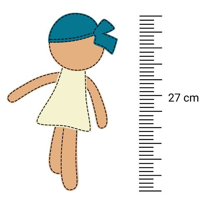 Poupée bio Unique  - Décoration de Chambre pour Petite Fille - Cadeau Idéal pour Anniversaire - photo numéro 7