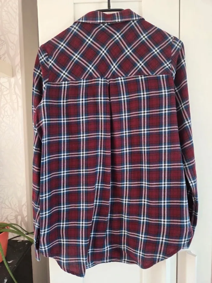 Chemise blouse a carreaux femme taille 36 S - photo numéro 3