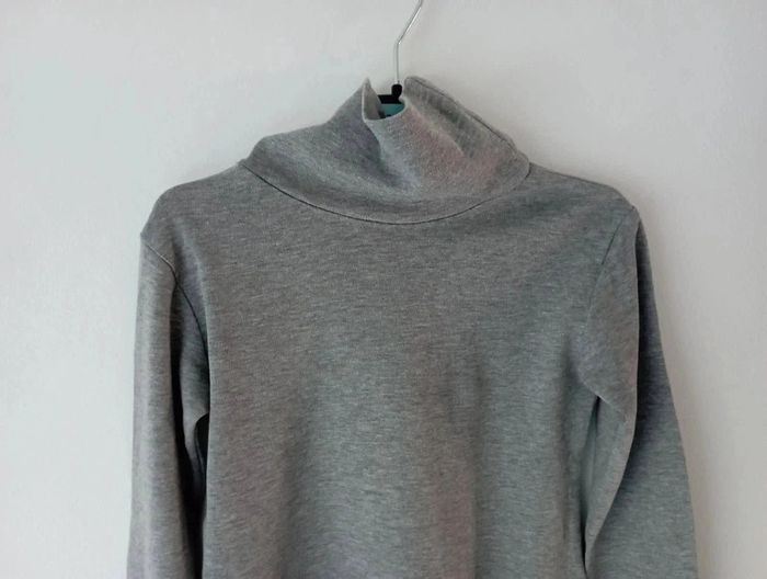 T-shirt col roulé gris chiné 5 ans Okaïdi - photo numéro 3