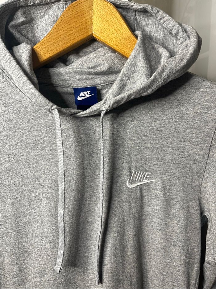 Sweat pull capuche Nike gris - Taille M - photo numéro 2