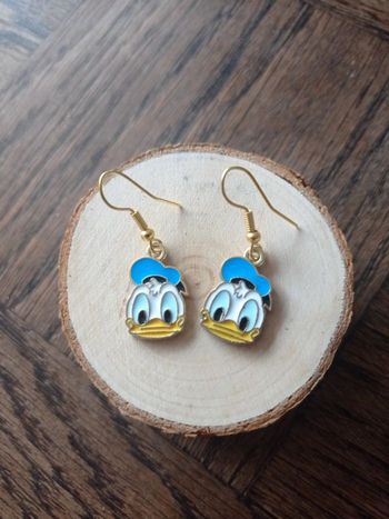Boucles d'oreilles Donald
