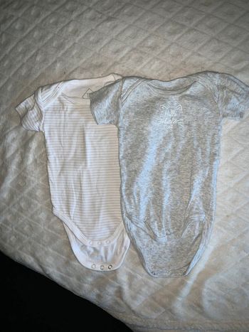 Lot de 2 body manche courte