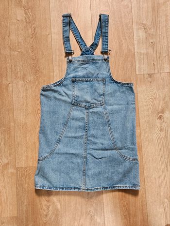 Robe salopette en jean