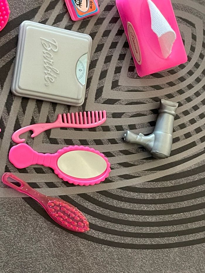 Accessoires salle de bain poupée barbie - photo numéro 3