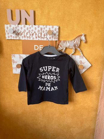 T-shirt manche longue 12 mois