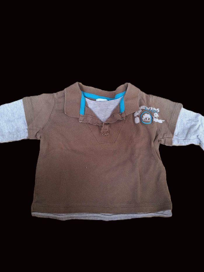 Polo manches longues Tex Baby 18 mois