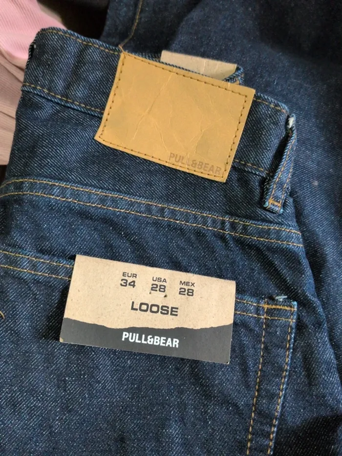 Jean loose style baggy Pull&Bear - Taille 34 - Neuf avec étiquette - photo numéro 3