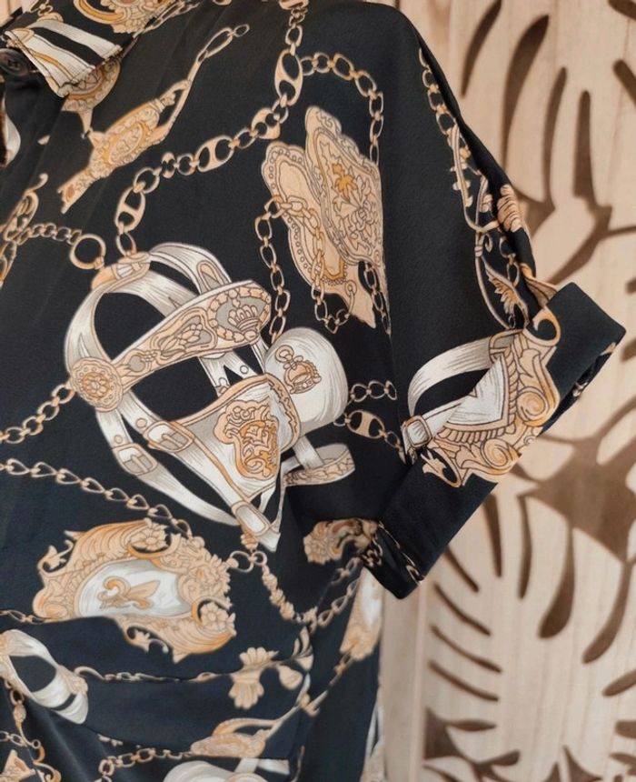 Robe imprimée chaines T S/M Fashion - photo numéro 9