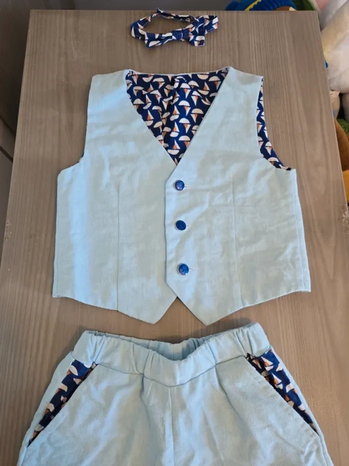 Costume fait main garçon taille 4 ans - photo numéro 5