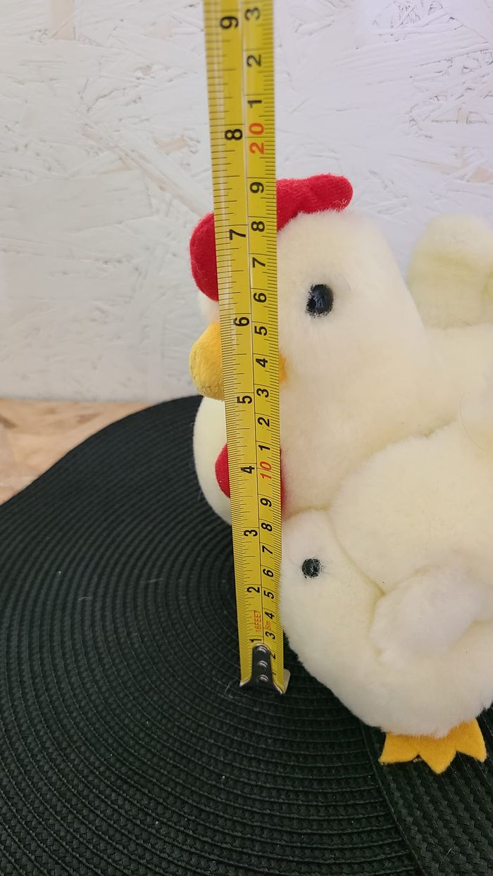 peluche poule avec poussin - photo numéro 4