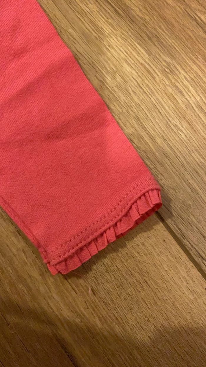 6 mois - grain de blé caleçon legging fushia - photo numéro 3