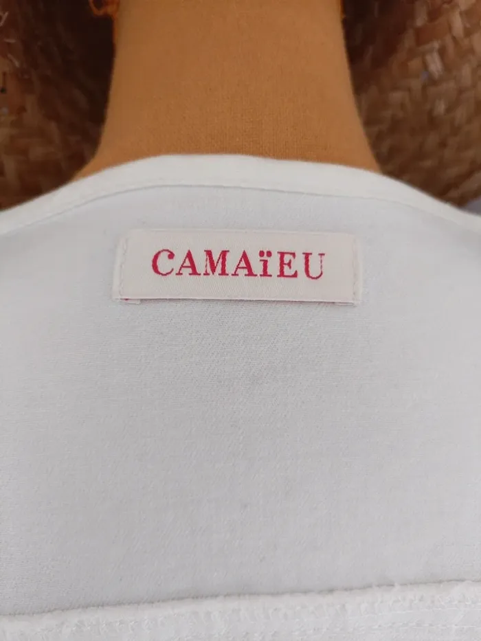 Blouson denim blanc - photo numéro 5