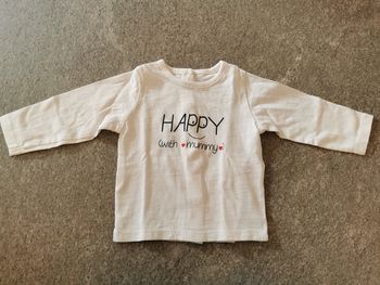 T-shirt à manches longues bébé fille 6 mois