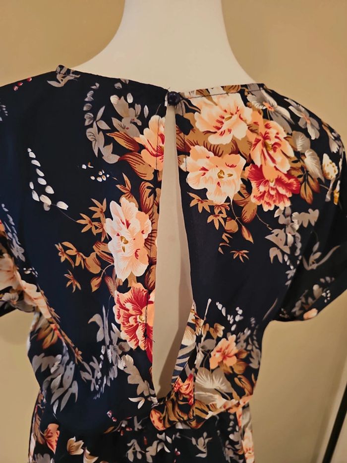 Combishort marine fleurie M shein - photo numéro 4