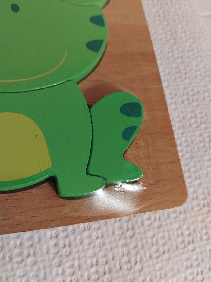 Puzzle 6 pièces grenouille - photo numéro 2