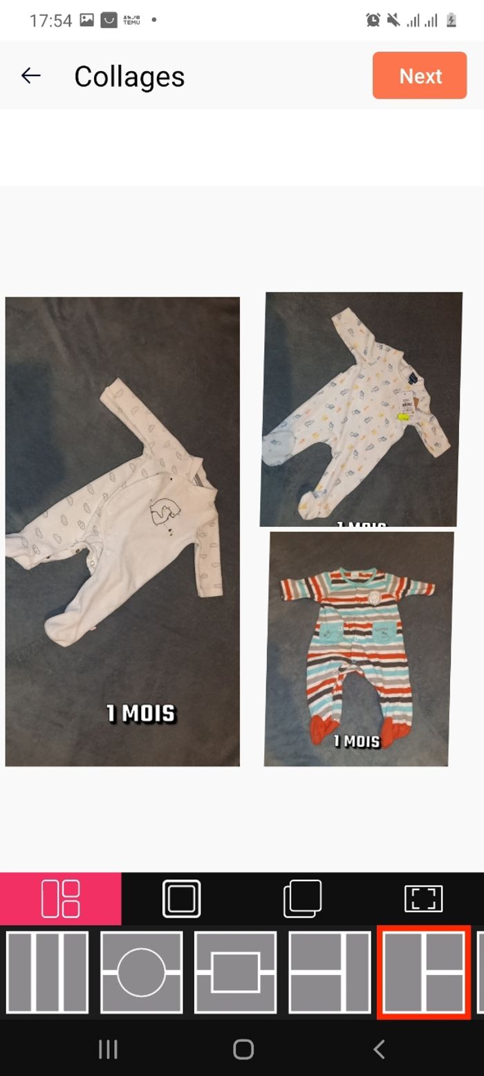 Lot vêtement bebe 1 mois - photo numéro 5
