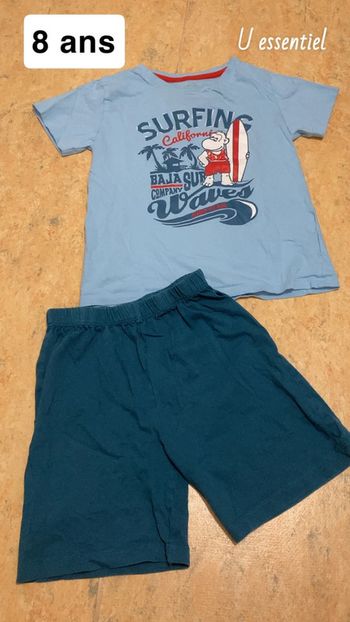 Ensemble short t-shirt 8 ans