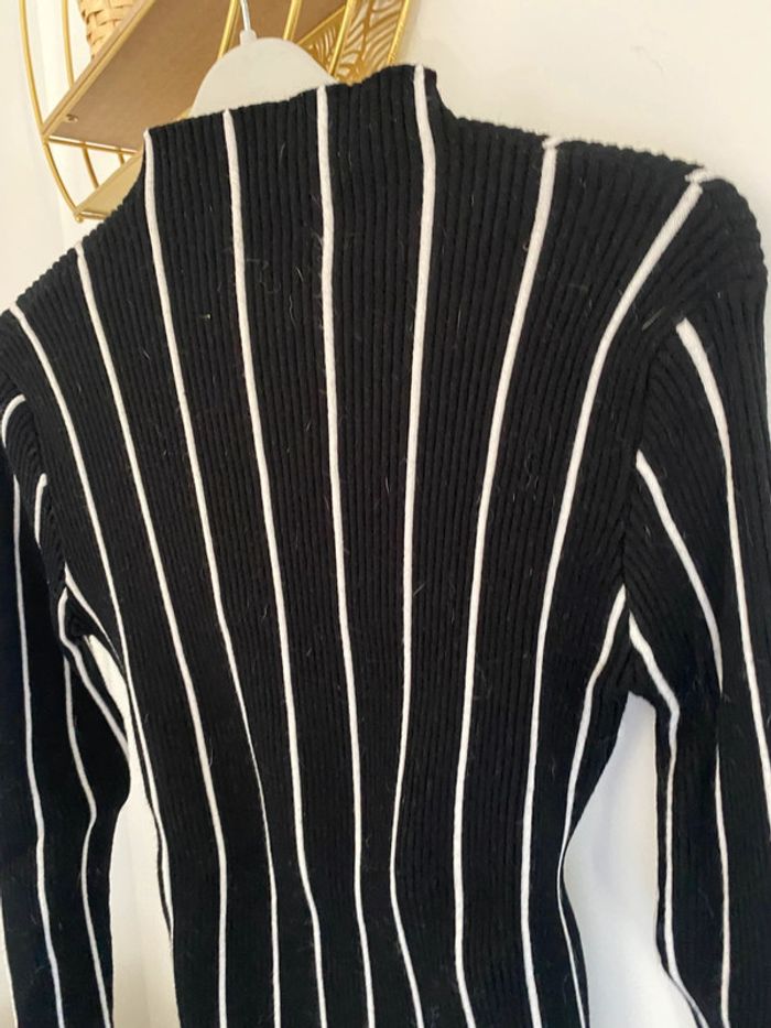 Pull Rayure col roulé - photo numéro 3