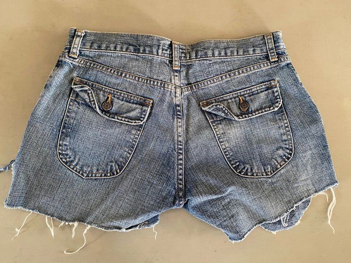 Short en jeans Ober bleu taille 40 - photo numéro 11