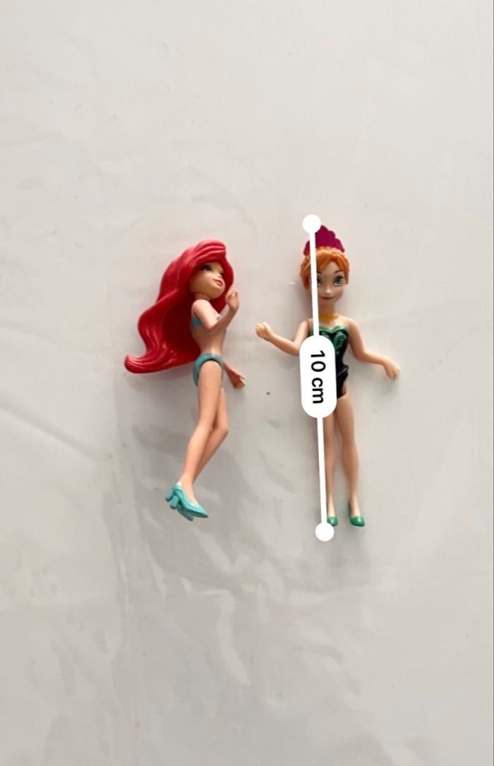 Lot de 2 Figurines Disney – Ariel & Anna - photo numéro 6
