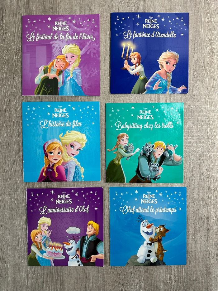 lot de 6 petit livres - la reine des neiges - photo numéro 2