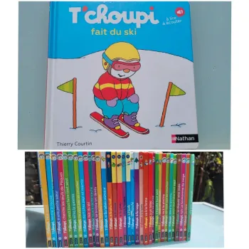 Livre T'choupi : à lire et à écouter, tome 57 🎿 T'choupi fait du ski 🎿 (94)