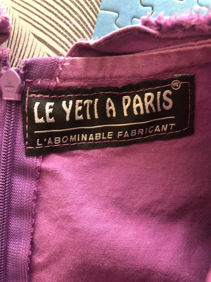 Robe violette sans manches - photo numéro 3