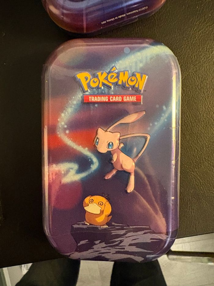 Lot de 2 Mini Tin Kanto Power - Psykokwak & Mew. - photo numéro 6
