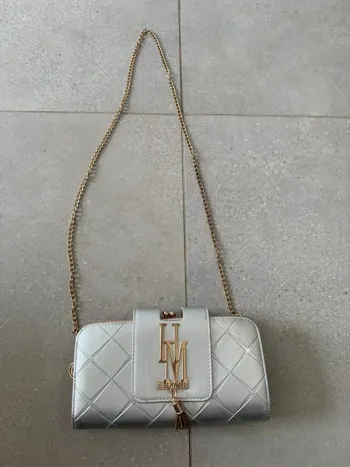 Sac à bandoulière argenté